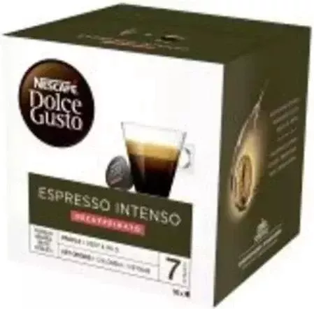 Nescafe Κάψουλες Espresso Intenso Decaf Decaffeine Συμβατές με Μηχανή Dolce Gusto 30caps