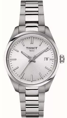 Γυναικείο Ρολόι Tissot με Ασημί Μεταλλικό Μπρασελέ