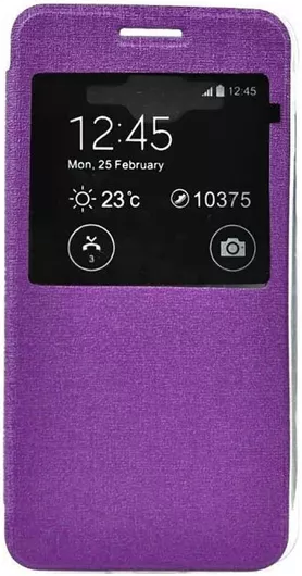 Θήκη Βιβλίο S-View Book Case για LG Magna/G4c Μοβ