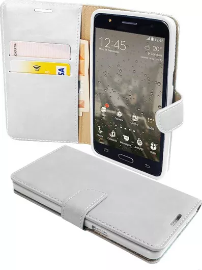 Θήκη OEM Wallet για Lenovo A2010 stand ,θήκες για κάρτες,χρήματαλευκού χρώματος