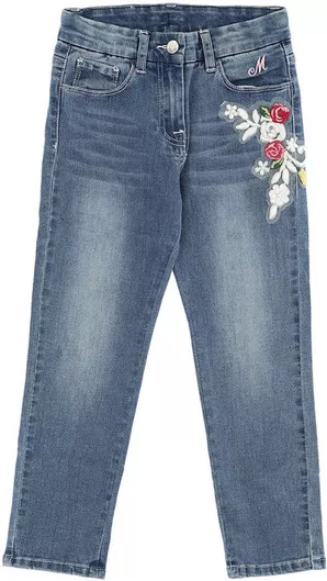 Παντελόνι Jean Monnalisa Με Κέντημα 795400R2 5010-0061 Κορίτσι