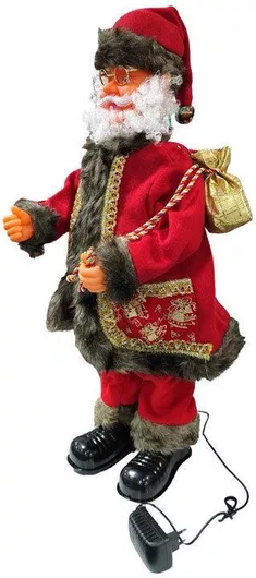 Διακοσμητικός Άι Βασίλης με Μουσική & Κίνηση