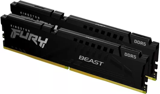 Μνήμη RAM Kingston Fury Beast 16GB DDR5 με Ταχύτητα 6000 για Desktop