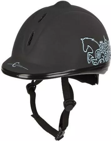 Covalliero Κράνος Ιππασίας Kerbl 4018653912973 Beauty Vg1 Διαστάσεις Size 53-57 Ποσότητα 1 Μαύρο Ζώνη 3 Σημείων