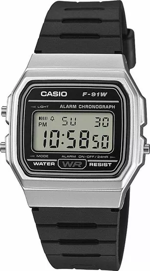 Ανδρικό Ρολόι Casio Collection Ψηφιακό Μπαταρίας με Μαύρο Καουτσούκ Λουράκι