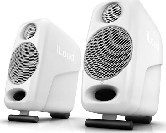 Αυτοενισχυόμενο Ηχείο IK Multimedia iLoud Micro Monitor Studio Monitor 2 Δρόμων με Wi-Fi & Bluetooth 50W Σετ 2τμχ Λευκό