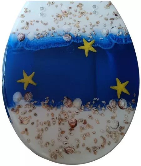 Καπάκι Λεκάνης Eurocasa Πλαστικό 43x36cm Πολύχρωμο