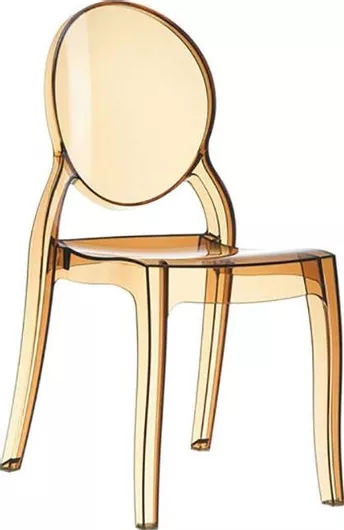 Καρέκλα Κουζίνας Elizabeth από Πολυπροπυλένιο Amber 47x50x90cm