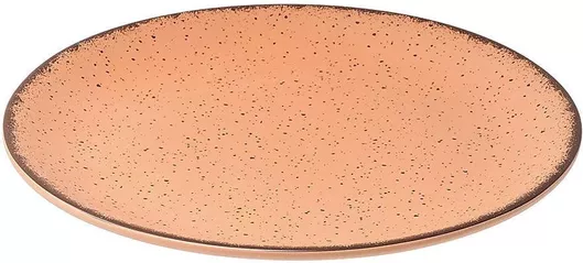 Πιάτο Ρηχό Estia από Πορσελάνη 21cm 6τμχ Πορτοκαλί