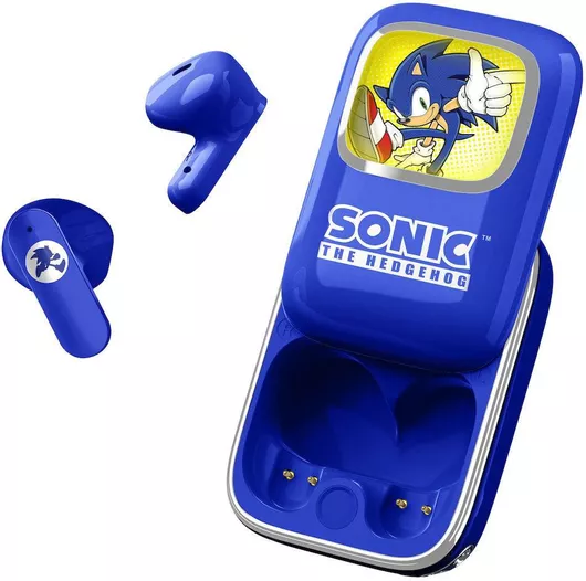 OTL Sonic the Hedgehog Slide In-ear Bluetooth Handsfree Ακουστικά με Θήκη Φόρτισης Μπλε