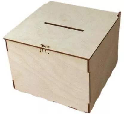 ΚΟΥΤΙ ΞΥΛΙΝΟ ΕΥΧΩΝ 20X20X15CM ΦΥΣΙΚΟ