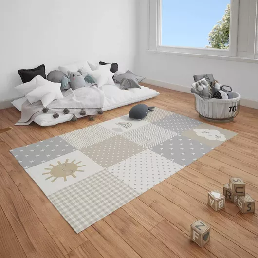 Παιδικό Χαλί Viopros 160x230cm Γκρι