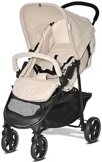 Καρότσι Μωρού Lorelli Rome Kατάλληλο για Nεογέννητο Beige Warm