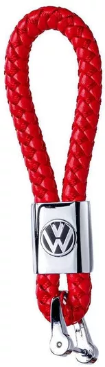 Μπρελόκ από τεχνόδερμα χειροποίητο VOLKSWAGEN - Κόκκινο