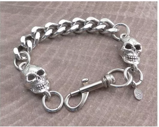 Amigaz Skull-Ended Cut Leash Bracelet