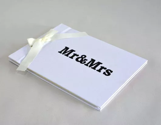 ΒΙΒΛΙΟ ΕΥΧΩΝ 29Χ21CM MR.& MRS. ΚΟΡΔΕΛΑ ΛΕΥΚΟ