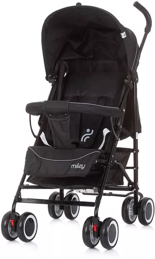 Καρότσι Μωρού Chipolino Miley Μπαστούνι Kατάλληλο από 6+ Mηνών Ebony 6kg