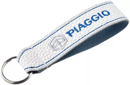 Μπρελόκ PIAGGIO από τεχνόδερμα - Άσπρο