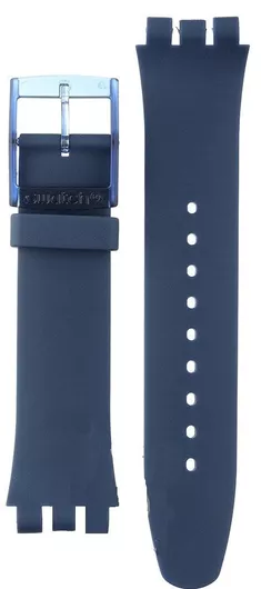Λουράκι Ρολογιού Swatch Καουτσούκ 20mm Μπλε