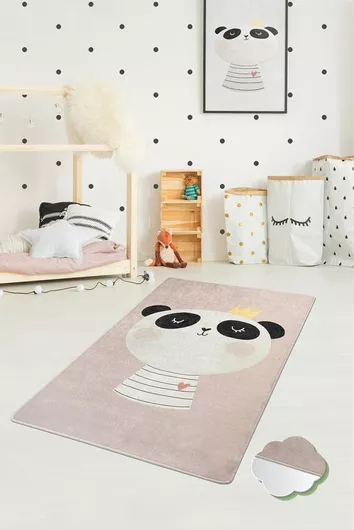 Χαλί King Panda 100% Βελουτέ 140x190 cm