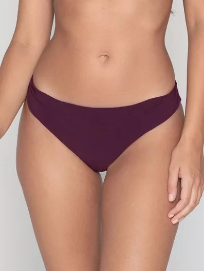 Luna Blue Sense Bikini Slip Aubergine