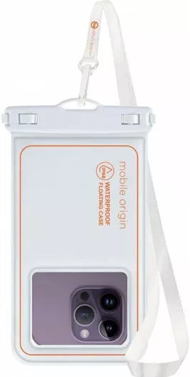 Universal Θήκη Κινητού Mobile Origin Waterproof Floating Case 6 5' White Orange