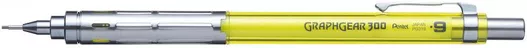 Μηχανικό Μολύβι Pentel Graphgear300 0.9mm Κατάλληλο για Σχέδιο Κίτρινο