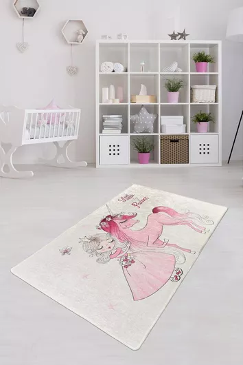 Παιδικό Χαλί Princess 100x160cm Πολύχρωμο