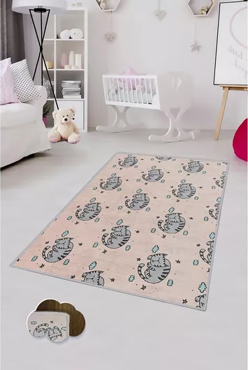 Υφαντό χαλί 100% Πολυέστερ 80x120 cm KHMFESTO0027KECE