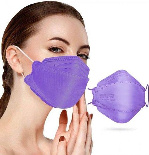 Μάσκα Προστασίας Famex Fago F 333 FFP2 3D Extra Comfort Fish Style Λιλά 10τμχ
