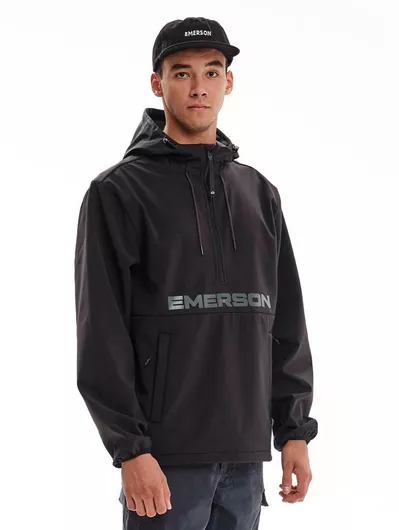 Emerson Χειμωνιάτικο Μπουφάν Black/Grey