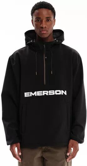 Emerson Χειμωνιάτικο Μπουφάν Μαύρο/Λευκό