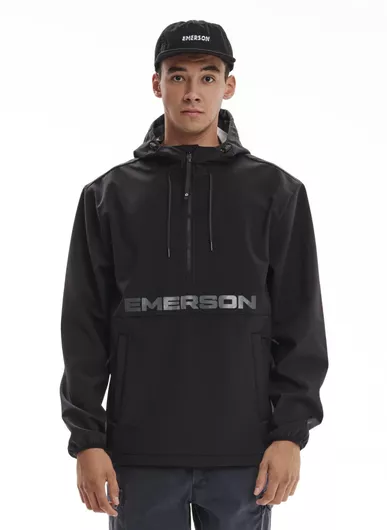 Emerson Χειμωνιάτικο Μπουφάν Black/Grey