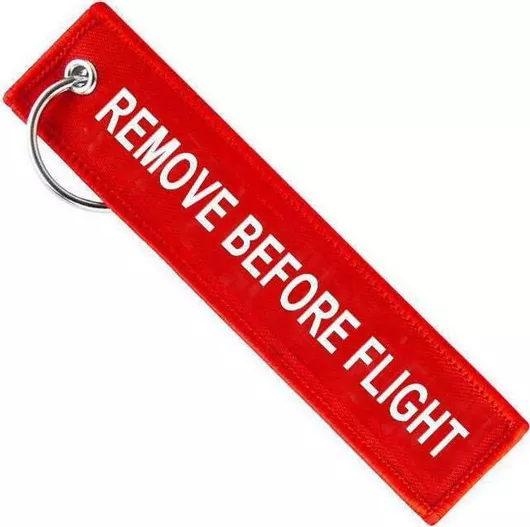 Μπρελόκ REMOVE BEFORE FLIGHT