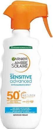 Αντηλιακή Κρέμα  Σώματος Garnier Ambre Solaire Sensitive Advanced Ceramide Protect Hypoallergenic SPF50 σε Spray 270ml