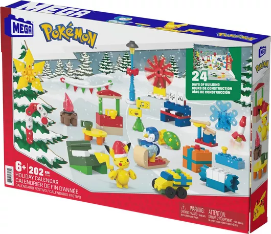 Τουβλάκι Mega Bloks Pokémon Holiday Calendar για 6+ Ετών 202τμχ