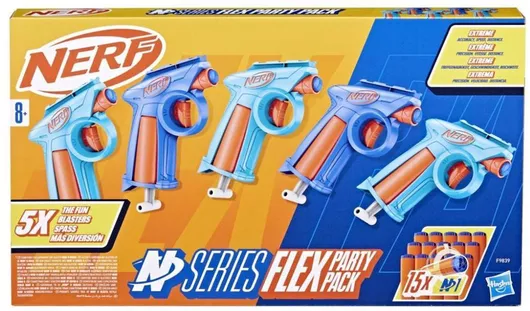 Νerf Εκτοξευτής Flex Party Pack N-Series για 8+ Ετών