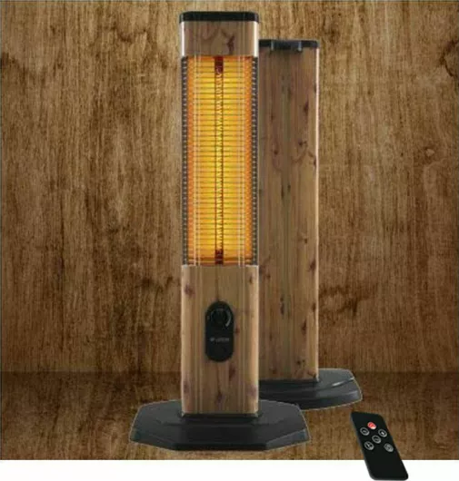 Σόμπα Carbon Luxeva με Θερμοστάτη & Τηλεχειριστήριο 2500W Καφέ