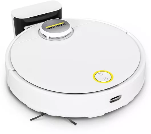 Karcher RCV 3 Σκούπα Ρομπότ για Σκούπισμα & Σφουγγάρισμα με Χαρτογράφηση και Wi-Fi Λευκή
