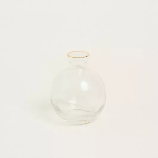 Βάζο Χρυσό Στόμιο 9 x 7.3 cm Beauty Home