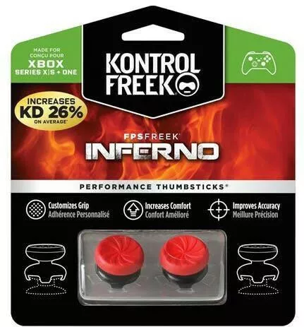 KontrolFreek Performance Thumbsticks FPS Freek Inferno Thumb Grips για Xbox One Κόκκινο