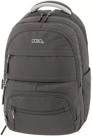 Σχολική Τσάντα Πλάτης Polo Σακίδιο Σχολική Γκρι 26lt