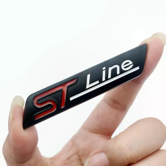 Car Emblem Sticker for Focus MK4 MK3 Puma Fiesta Kuga Escape Fiesta ST 9 x 9cm in Black