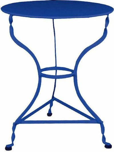 Τραπέζι Εξωτερικού Χώρου Woodwell Μεταλλικό Μπλε 60x60x71cm