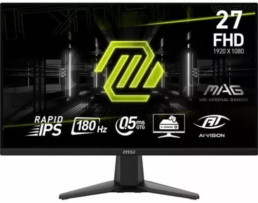 MSI MAG 275F IPS Gaming Monitor 27" FHD 1920x1080 180Hz με Χρόνο Απόκρισης 0.5ms GTG