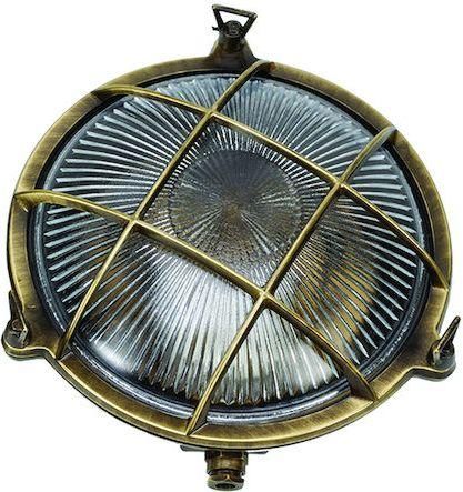 Επιτοίχια Χελώνα Lido Εξωτερικού Χώρου E27 σε Μπρούτζινο 403OΞ