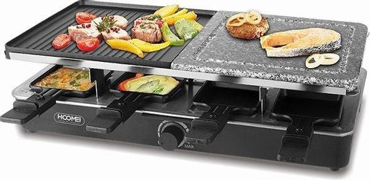 Ηλεκτρική Ψησταριά Επιτραπέζια Raclette 1400W 46x23cm