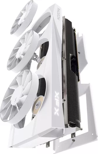 Κάρτα Γραφικών XFX Radeon RX 9070 XT 16GB GDDR6 Quicksilver White Magnetic Air Edition