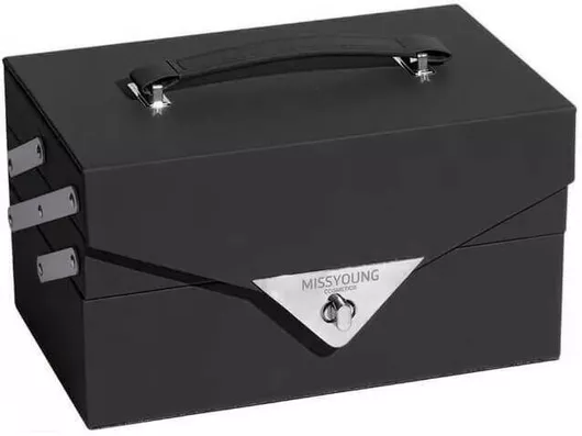 Βαλιτσάκι Αισθητικής Miss Young Μαύρο