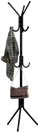 Καλόγερος 40x175cm Μεταλλικός Μαύρος